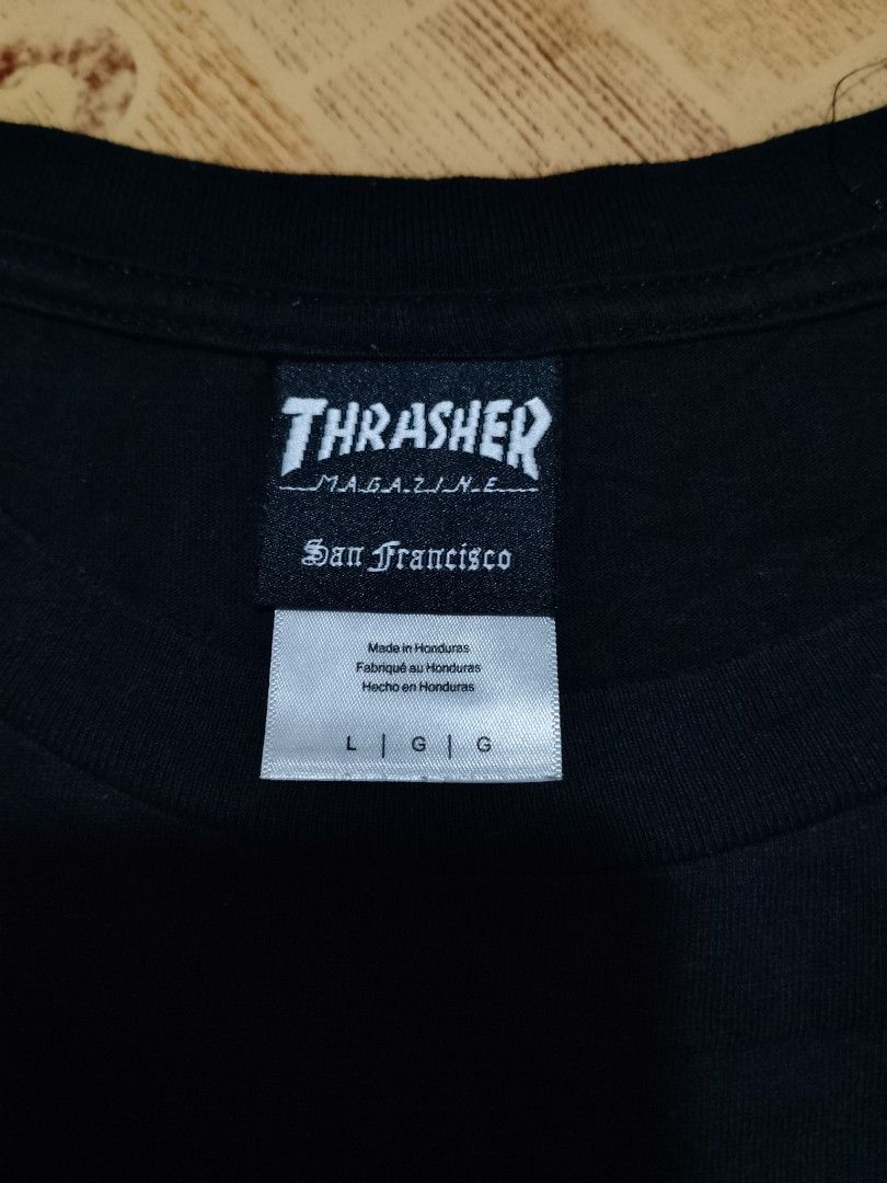 thrasher (Category: Tshirts & Polo Shirts ) located in Valenzuela. Submitted by joshwrldselection (Listing ID 1438082536, Image 3). Description: medium - large excellent condition no issue thrift..