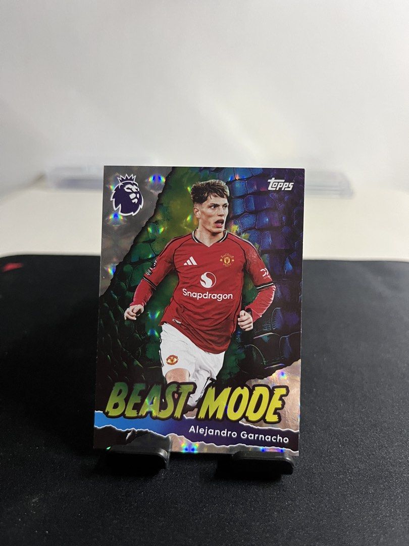 Topps Premier League Beast Mode Alejandro Garnacho Card (Category: Raw Singles) located in Quezon City. Submitted by thrifterism (Listing ID 1438054488, Image 1). Description: .