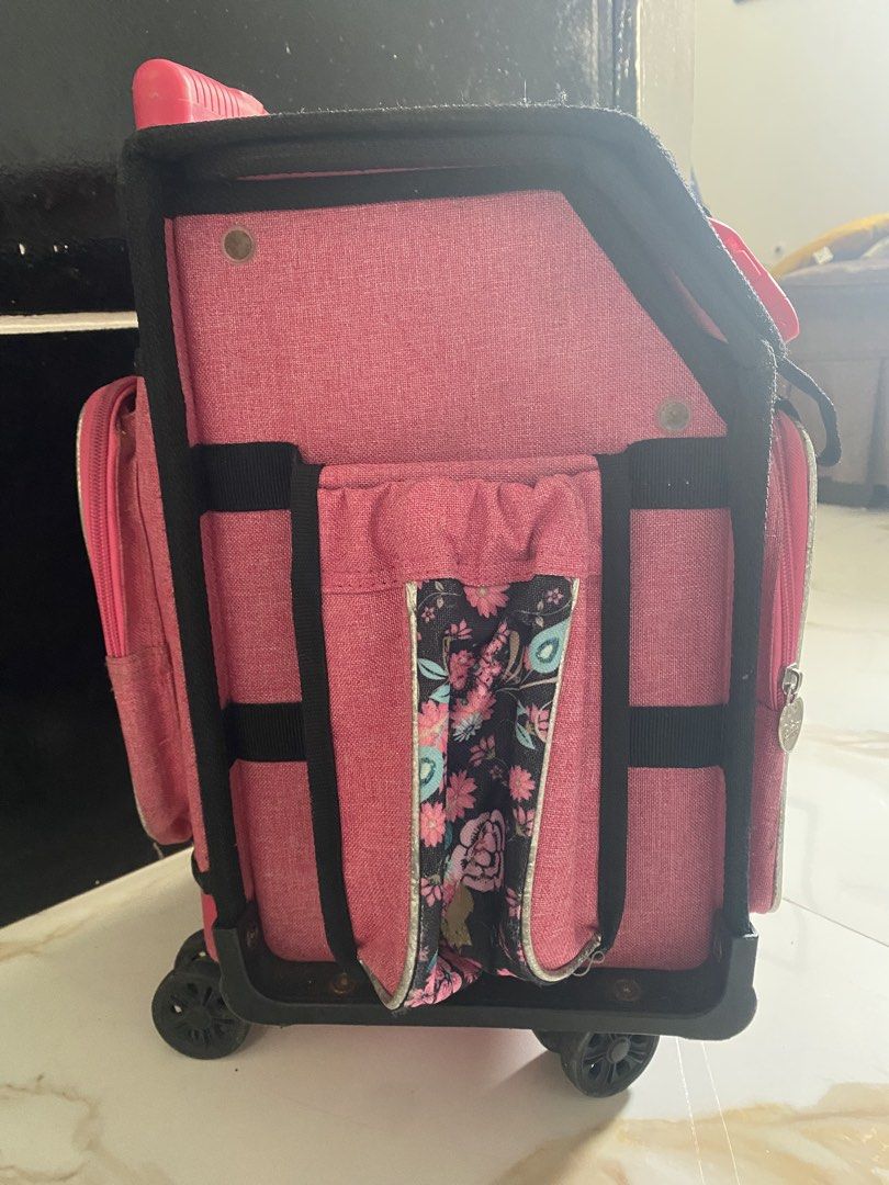 Trolley Disney Bag for Kids (Category: Other Kids Furniture) located in Quezon City. Submitted by len00013 (Listing ID 1438004499, Image 2). Description: Trolley disney bag for kids. Pink With lunch box bag.