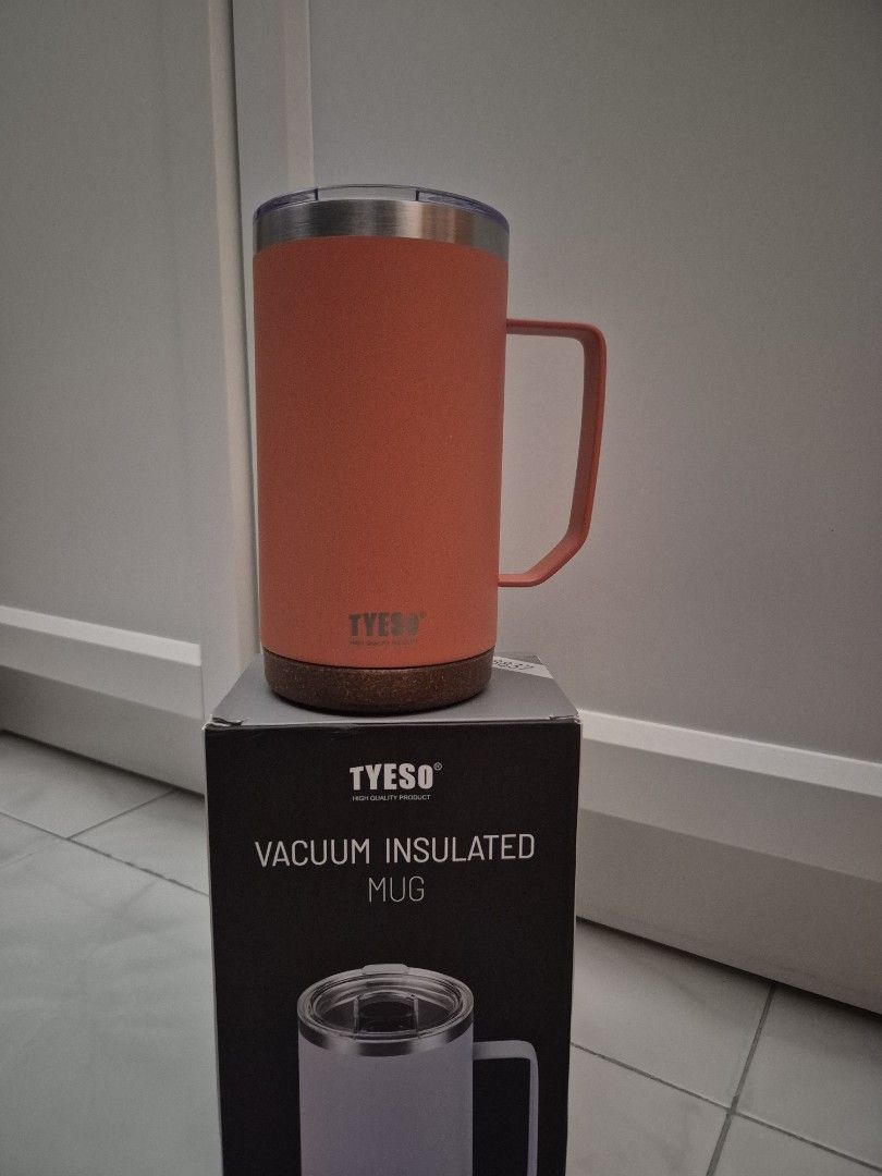 TYESO Vacuum Insulated Mug with Handle (710ML)
