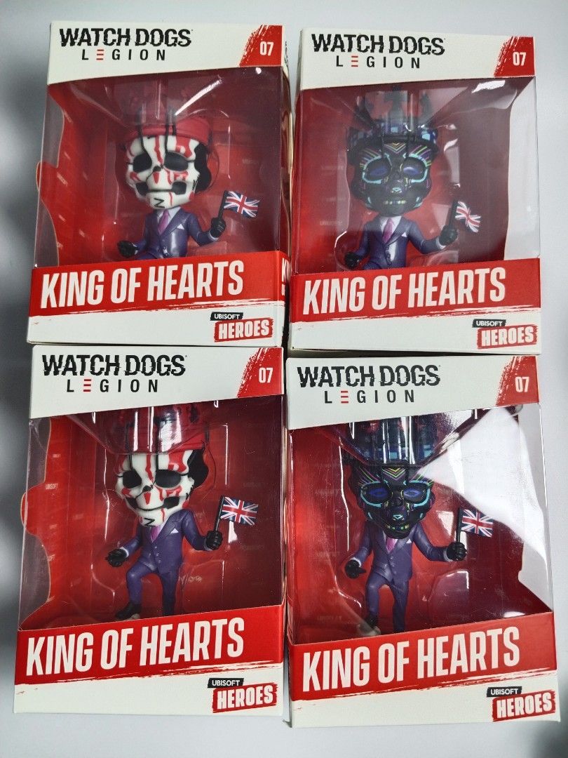 Ubisoft watchdogs legion vinyl figures (Category: Figurines & Statues) located in Tuba. Submitted by lous.stuff (Listing ID 1438050061, Image 1). Description: price is for 1pc new black -6pcs white -2 pcs open for take all gcash payment.