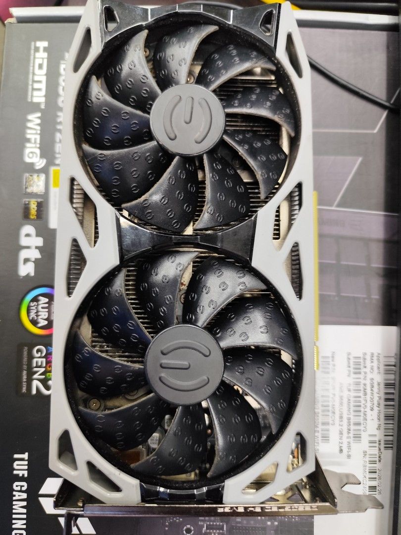 used EVGA GeForce GTX 1660 Super Graphics Card