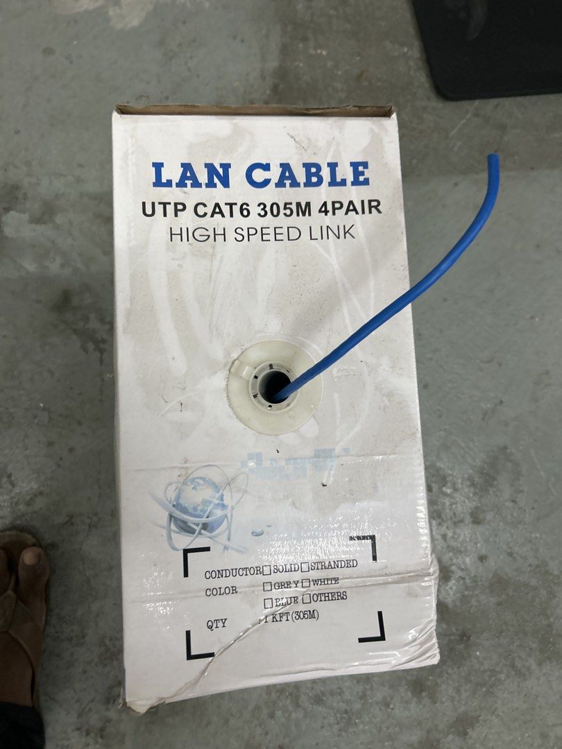 UTP CAT6 305M LAN Cable