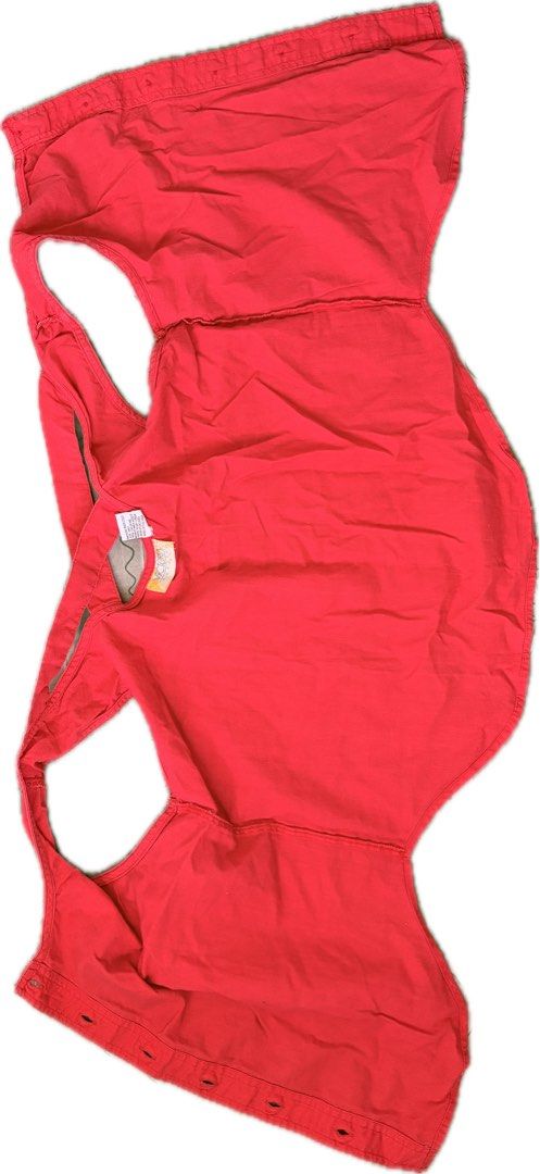 Victoria Harbor Red Tank Top (Category: Sleeveless) located in Manila. Submitted by hey_dassah (Listing ID 1437990340, Image 2). Description: - Victoria Harbor red tank top - Size: Medium - Design: Button-down front, criss-cross back - Made in Bangladesh - Versatile style: Dress up or down - Perfect for warm weather or layering.