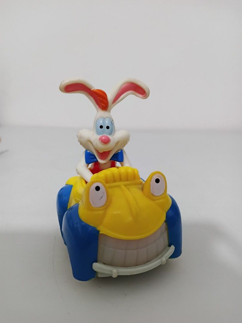 WHO FRAMED ROGER RABBIT EDDIE VALIANT AND ROGER RABBIT ACTION FIGURES (Category: Figurines & Statues) located in Las Pinas. Submitted by yannsdungeon7 (Listing ID 1437984321, Image 3). Description: ❗️FOR SALE❗️ Who Framed Roger Rabbit toys 1. 1988 Eddie Valiant action figure 2. 1994 McDonald's Happy Meal ToonTown Roger Rabbit driving Benny the cab. With cool Viewfinder 700 See photos for the condition of the toy. Buy now, pay within 24 hrs after 