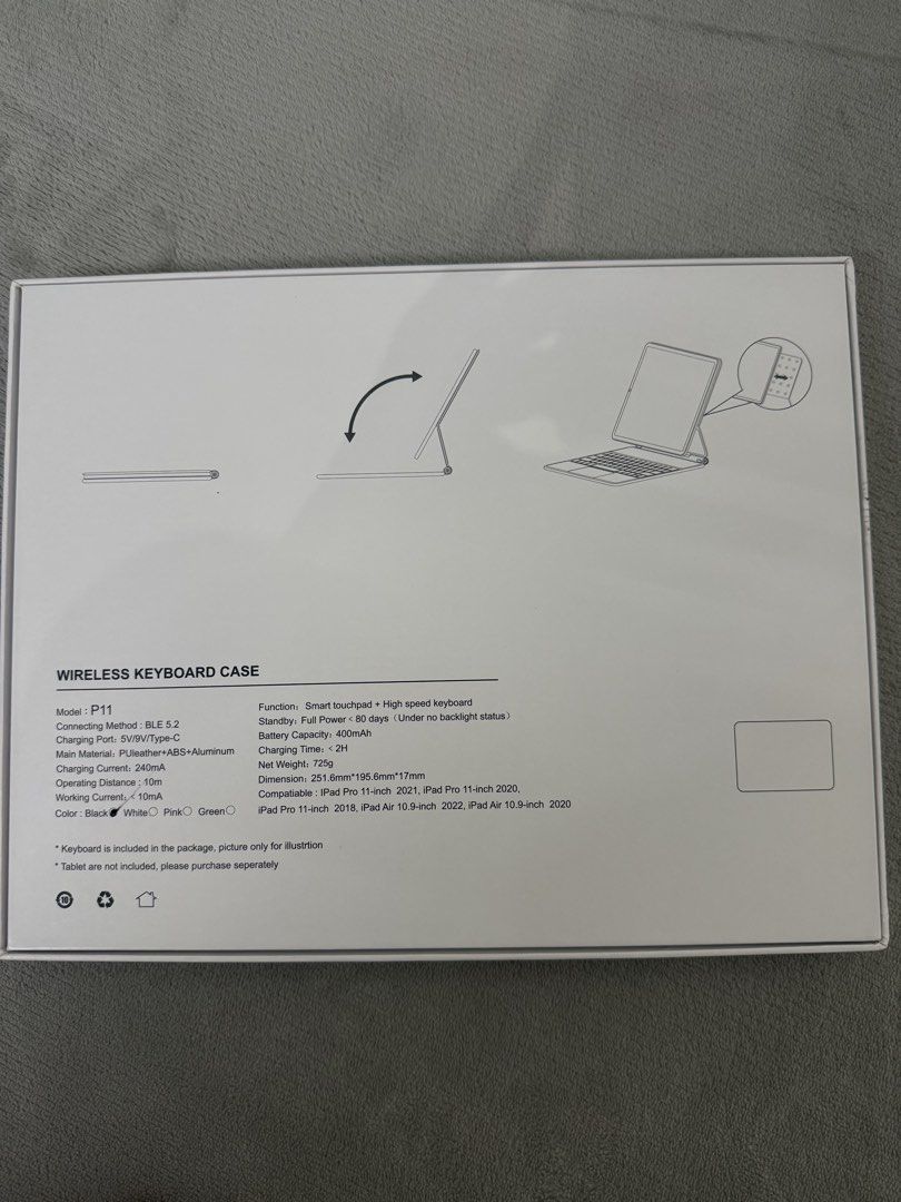 iPad Wireless Keyboard Case (11 inch)454842101143316484