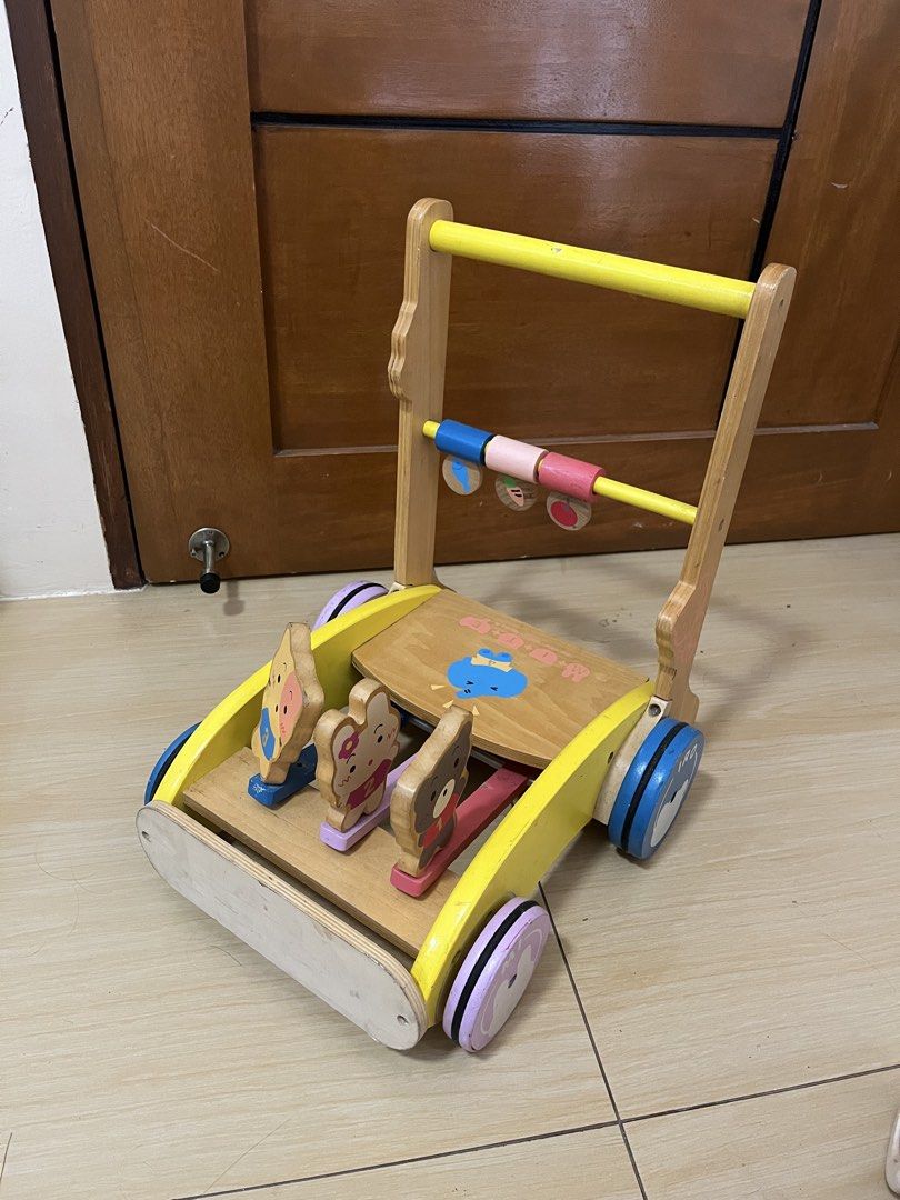 Wooden Pushwalker (Category: Infant Playtime) located in Manila. Submitted by twofourfly24 (Listing ID 1437962614, Image 1). Description: .