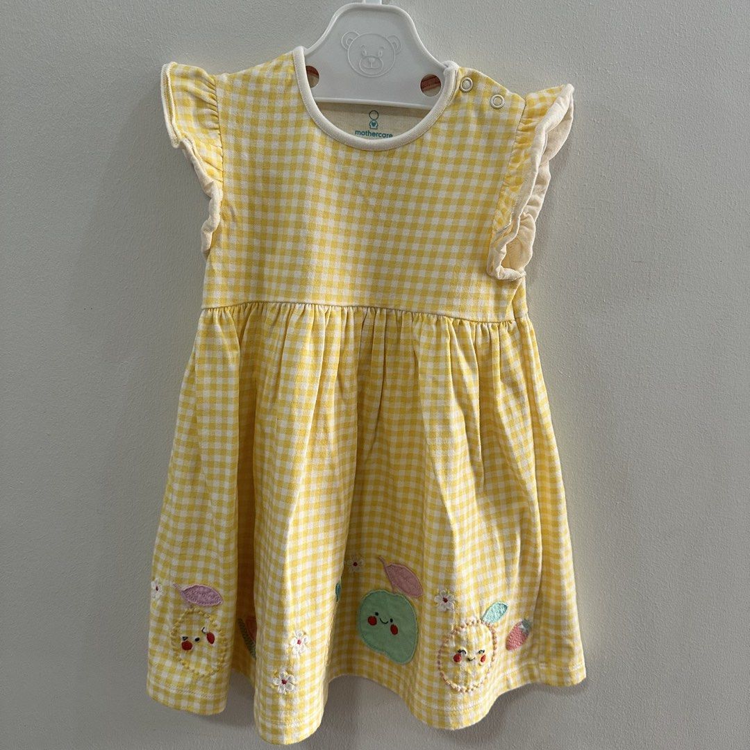 Yellow Dress (Mothercare)(12-18M) (Category: Babies & Kids Fashion) located in Taguig. Submitted by k_bloom (Listing ID 1438110608, Image 1). Description: Item: Dress Brand: Mothercare Size: 12-18 Months Condition: Lightly Used Reason for Selling: Decluttering. Size is already small for my kid. ——————————————————————— Mode of Payment: Online payment only via Gcash, BPI or BDO ——————————————————————— Delivery: Shipping fee c/o buyer •Within NCR- v