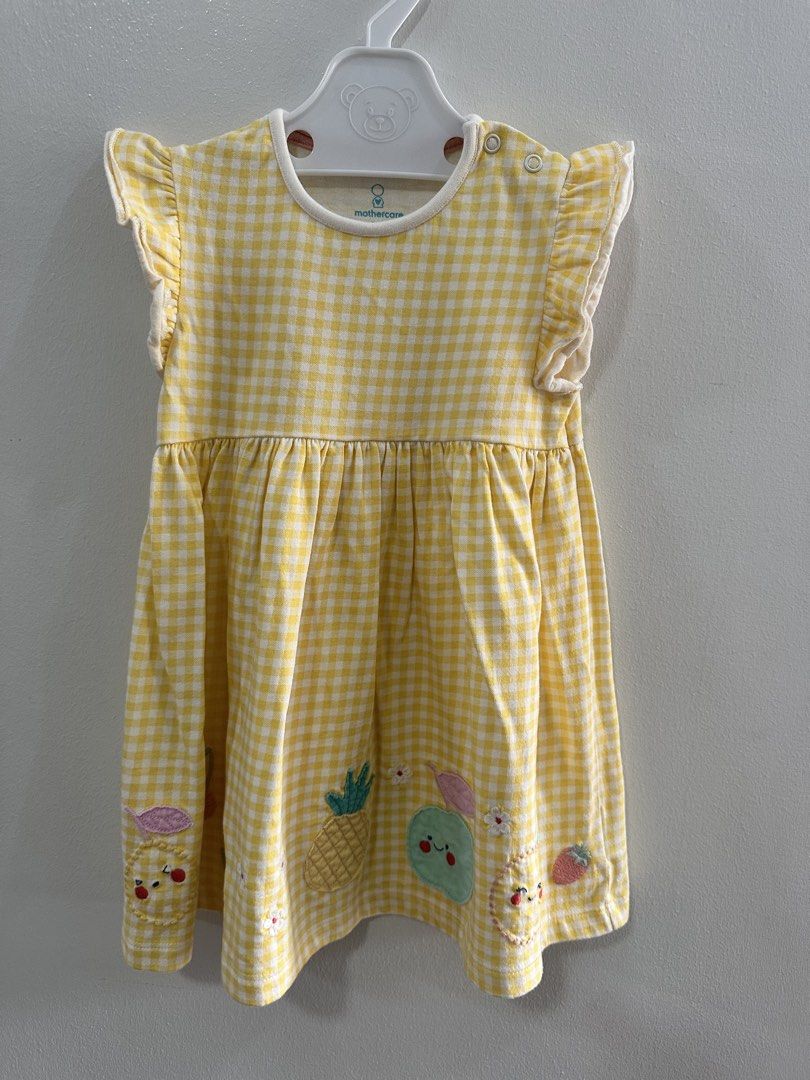 Yellow Dress (Mothercare)(12-18M) (Category: Babies & Kids Fashion) located in Taguig. Submitted by k_bloom (Listing ID 1438110608, Image 3). Description: Item: Dress Brand: Mothercare Size: 12-18 Months Condition: Lightly Used Reason for Selling: Decluttering. Size is already small for my kid. ——————————————————————— Mode of Payment: Online payment only via Gcash, BPI or BDO ——————————————————————— Delivery: Shipping fee c/o buyer •Within NCR- v