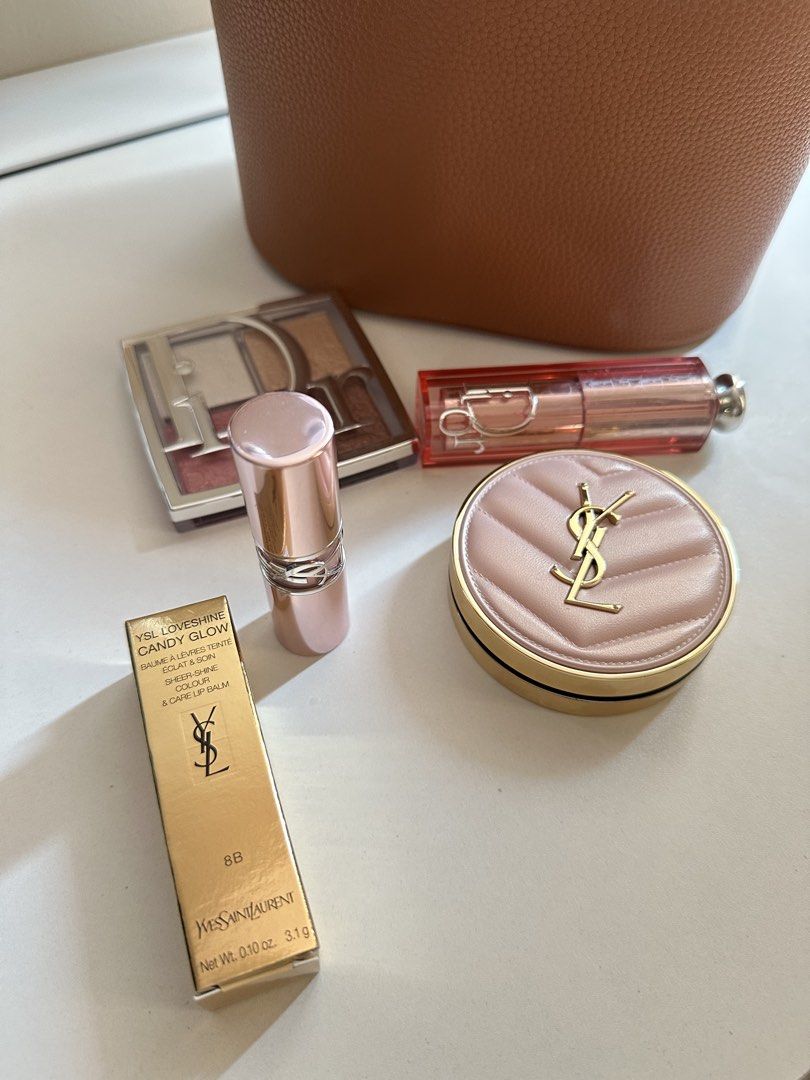 YSL Loveshine Candy Glow 8B Lip Balm (Category: Makeup) located in Makati City. Submitted by trixxrvr (Listing ID 1437942429, Image 1). Description: - YSL Loveshine Candy Glow Lip Balm - Shade: 8B - New, in original packaging - Tinted color and shine - Perfect for a touch of color and hydration - Used only 3x Location: General Trias Cavite RFS: too many lip balm products .