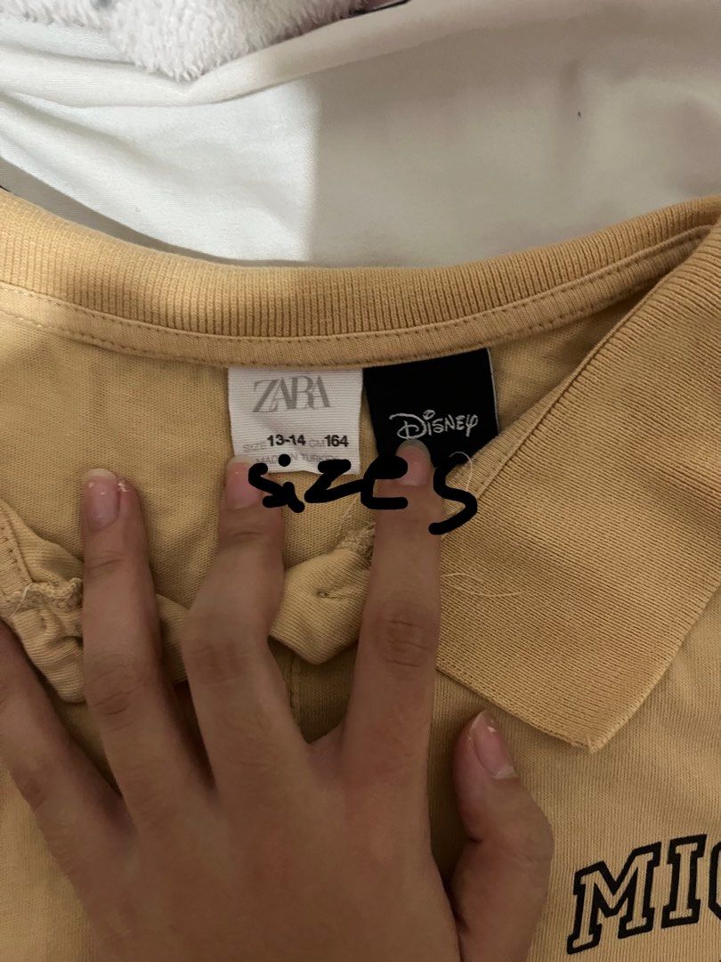 Zara Disney Mickey Mouse Polo Shirt (Category: Shirts) located in Quezon City. Submitted by brrro (Listing ID 1438073050, Image 2). Description: Size: 13-14/164 - rfs : DECLUTTERING mop: gcash mod: lalamove.