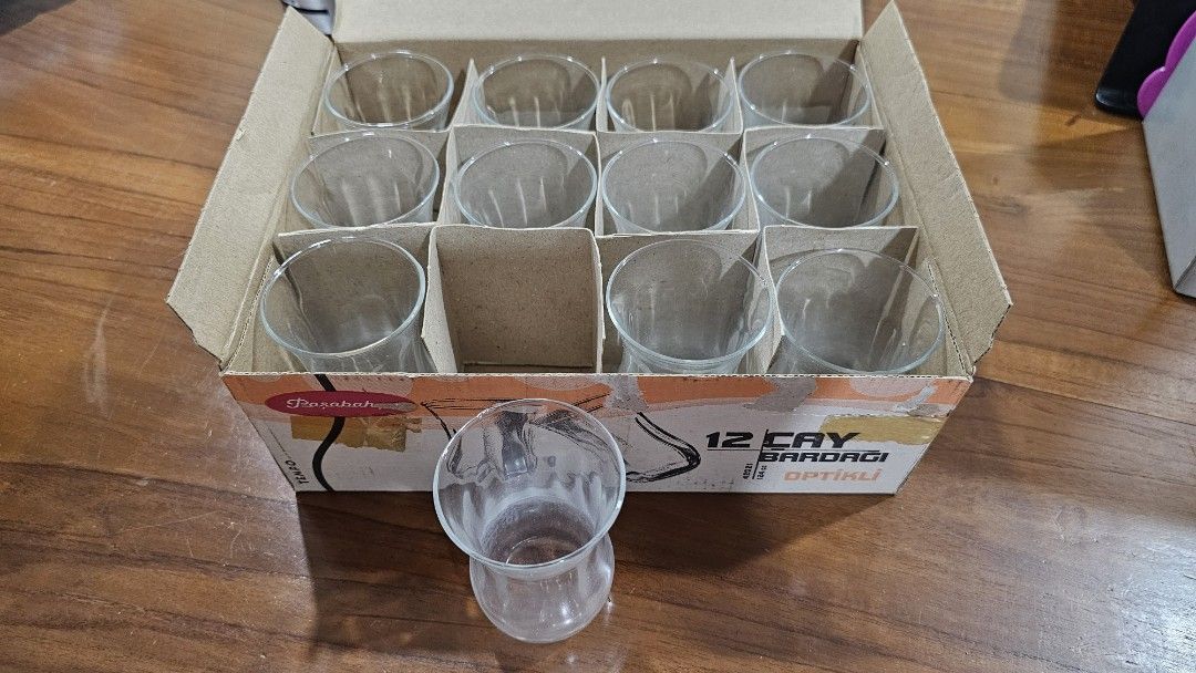 12-Piece Turkish Tea Glasses Set455740121290516482