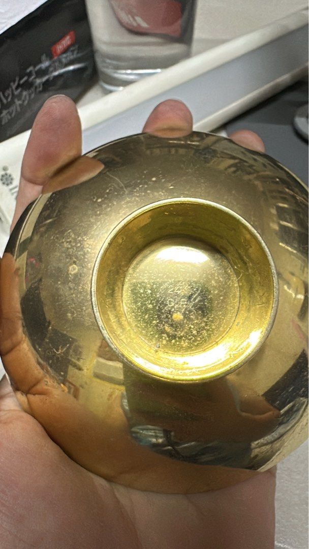 3 pcs 24K GP Sake cup set (Category: Coffee & Tea Tableware) located in Antipolo. Submitted by queens.collections (Listing ID 1438184705, Image 3). Description: No box.