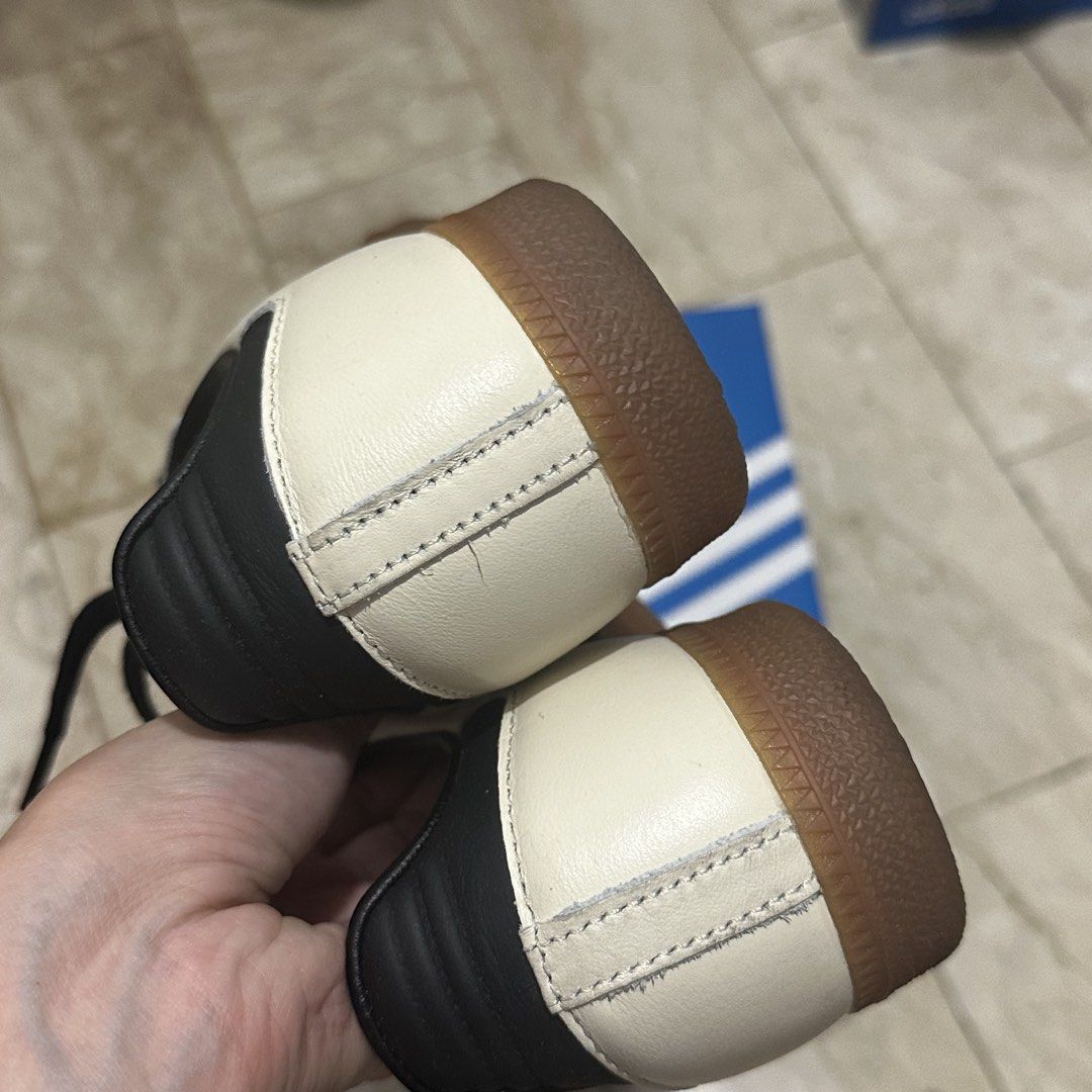 Adidas Samba OG W Sneakers (Category: Sneakers) located in Paranaque City. Submitted by gelayn (Listing ID 1438113507, Image 3). Description: - Adidas Samba OG W - brown and black colorway - US size 7.5 / UK size 6 - Brown soles - Black laces - Includes original box - Original price: PHP 6,800.00.