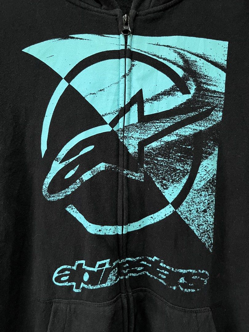 Alpinestars Zip-Up Hoodie (Category: Coats, Jackets and Outerwear) located in Roxas City. Submitted by gudstuff.ph (Listing ID 1438251094, Image 2). Description: - [ ] Alpinestars Jacket Condition: 9/10 Color Rate: 9/10 Dimes: W 22.5 x L 28.5 Size: L-XL Issues: none Mine: 499 + 100 shipping fee.