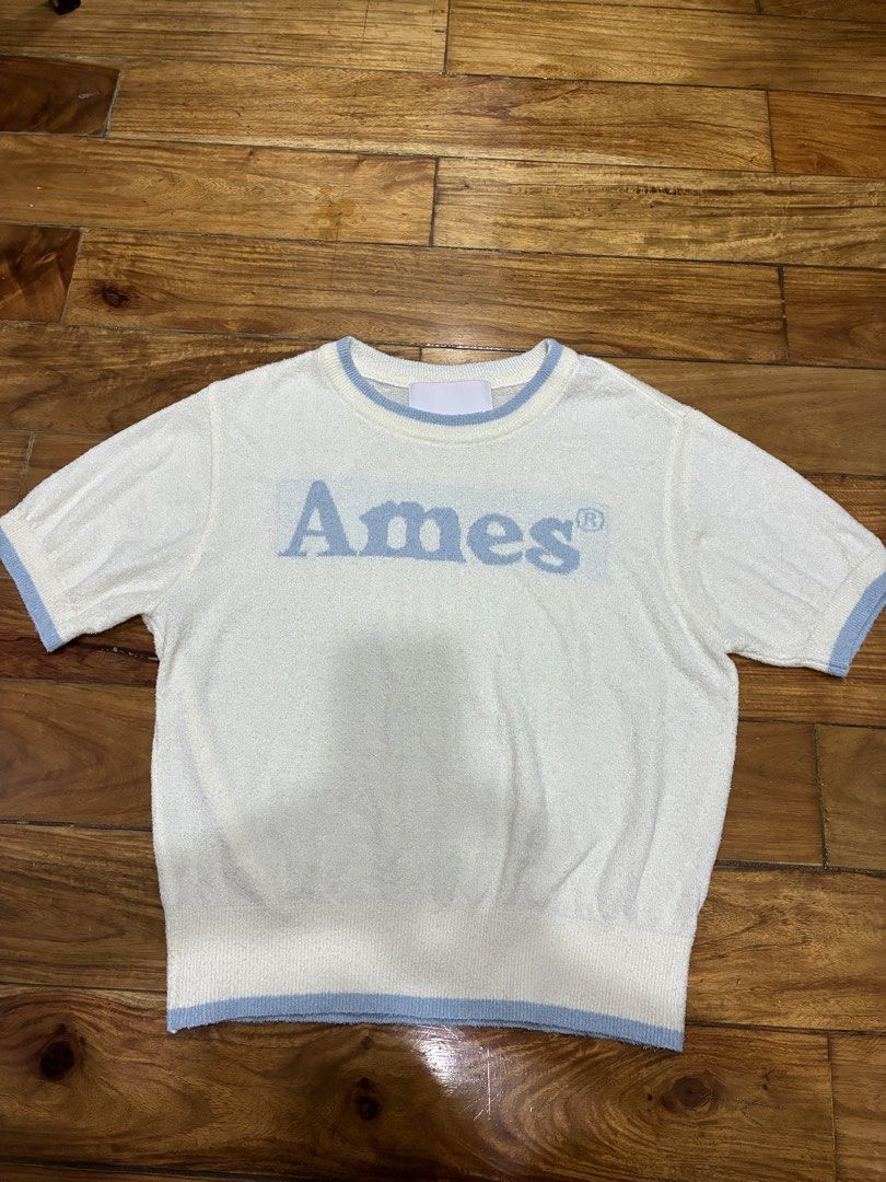 Ames Worldwide Basic Logo Knit Top (Category: Shirts) located in Quezon City. Submitted by anolymous (Listing ID 1438114879, Image 2). Description: Size: good for s to m Feel free to message me for more photos or details :).