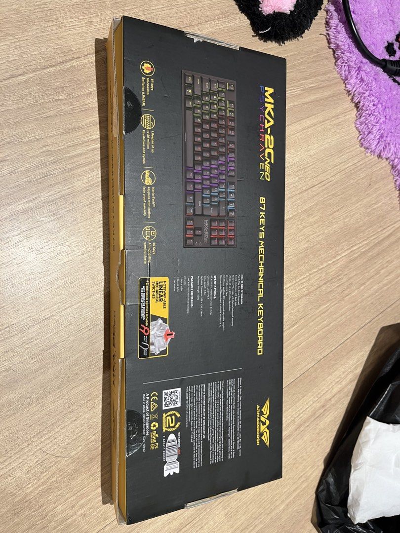 Armaggeddon TKL Gaming Linear Mechanical Keyboard Keyboard455794664502077441