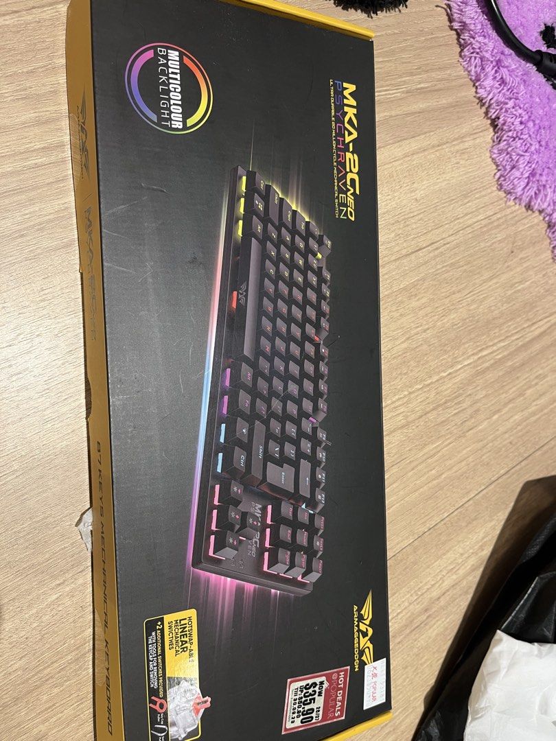Armaggeddon TKL Gaming Linear Mechanical Keyboard Keyboard455794664502077440