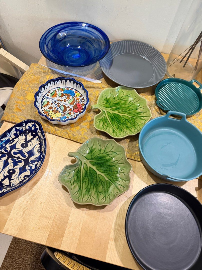 Assorted Decorative Plates and Dishes455731381053040643