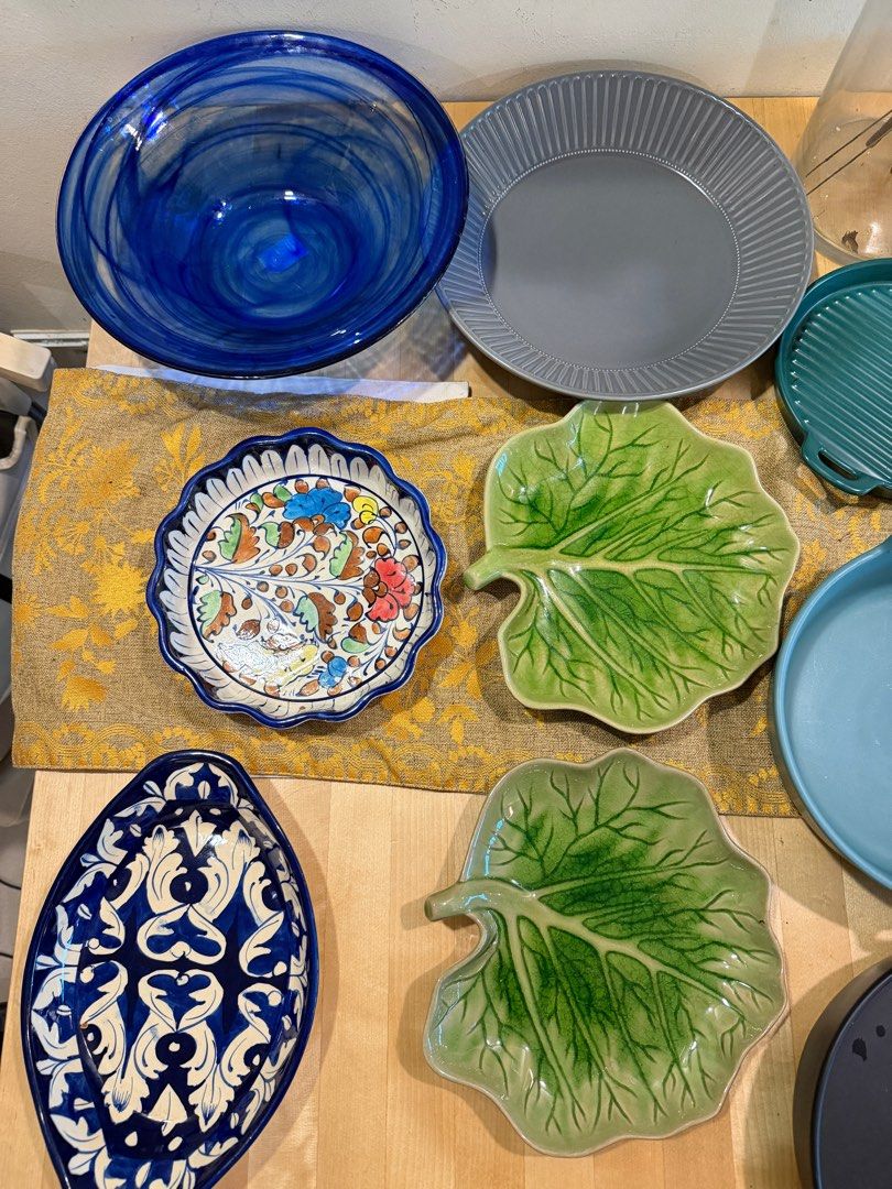 Assorted Decorative Plates and Dishes455731381053040642