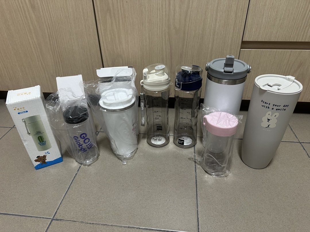 Assorted Water Bottles - Various Sizes & Styles455522066210508800