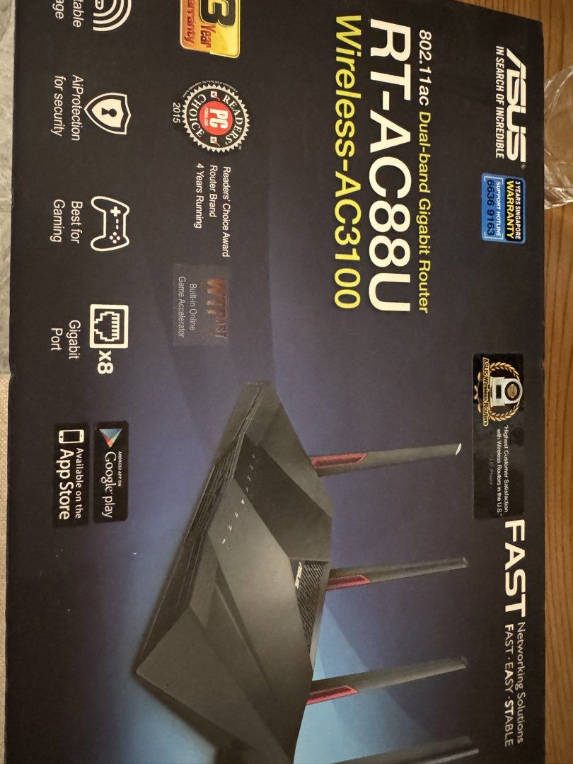 ASUS RT-AC88U Wireless Router456283128825784320