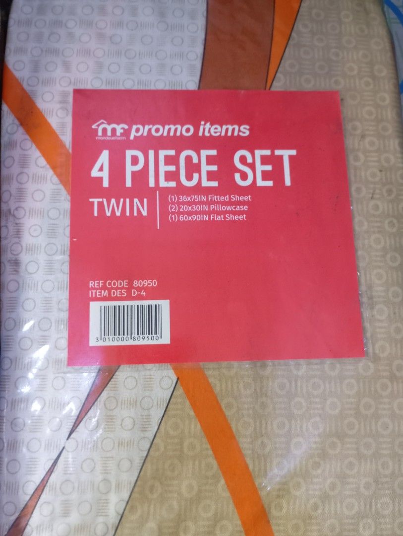 Bed sheet 4pcs Single & Queen (Category: Bedding & Towels) located in Manila. Submitted by kagamitan.atbp (Listing ID 1438120276, Image 2). Description: BED SHEET 4PCS SINGLE 2PILLOW CASE - 1FITTED SHEET - 1FLAT SHEET. - 350 QUEEN BED SHEET ONLY - 250 rfs - sobra.