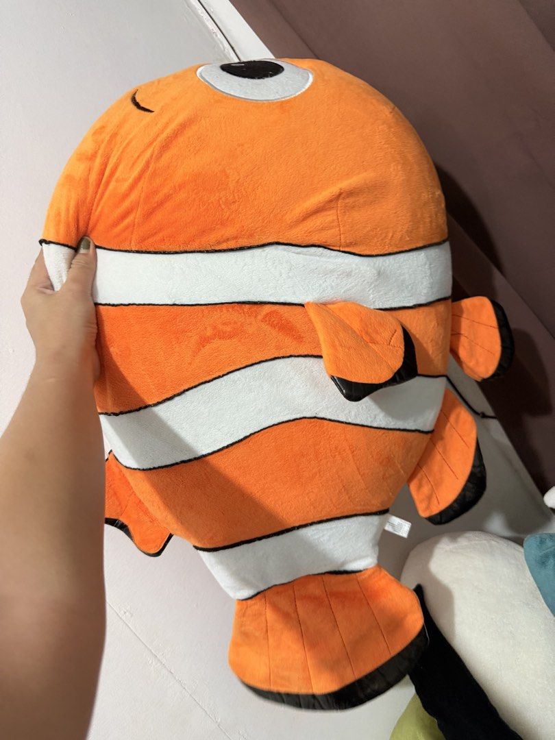 Big Finding Nemo Pillow Plush (Category: Plushies & Soft Toys) located in Quezon City. Submitted by cookiecreammm (Listing ID 1438297661, Image 2). Description: .