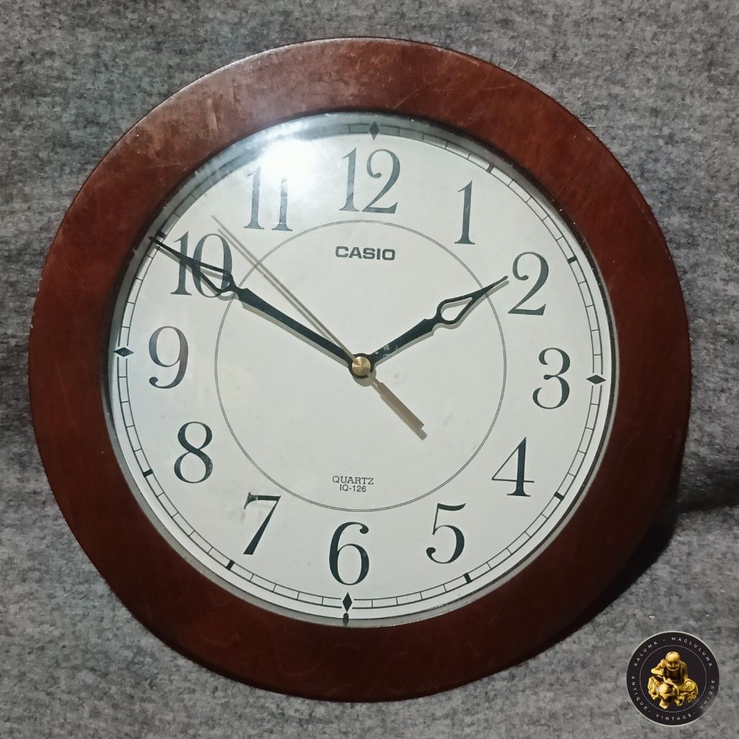 Casio Quartz Wall Clock (Category: Clocks) located in Meycauayan. Submitted by ka_luma (Listing ID 1438231065, Image 1). Description: quartz movement.