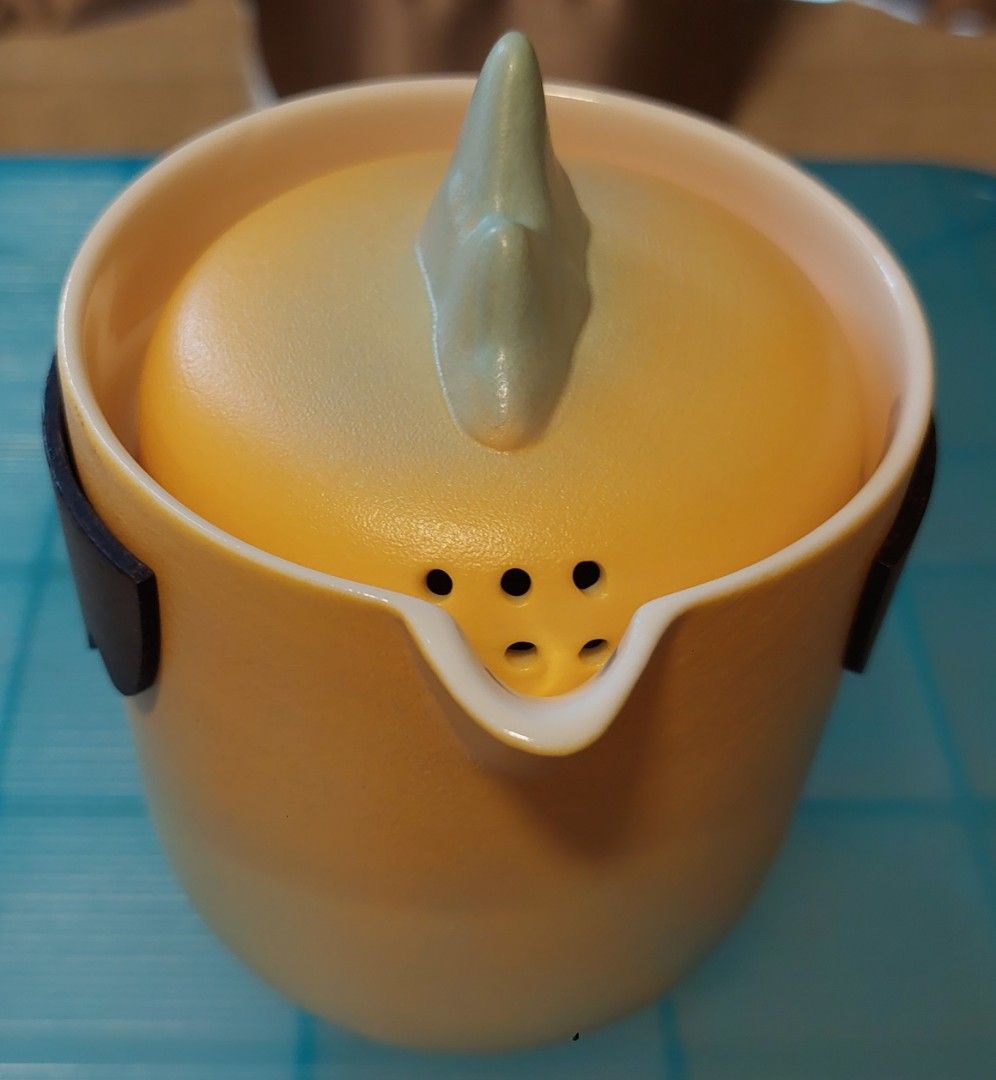 Ceramic Tea Set with Mountain Lid455740123125524481