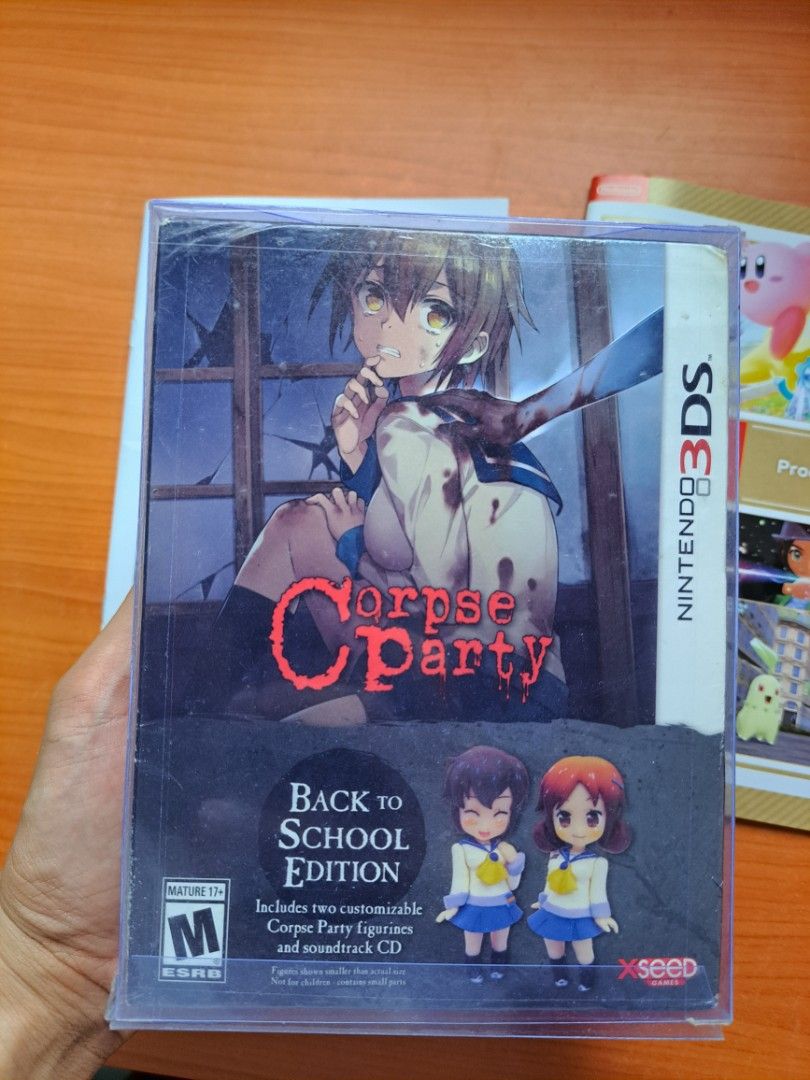 Corpse Party Back to school Edition (Bnew sealed) (Category: Nintendo) located in Rizal. Submitted by retropesos (Listing ID 1438168539, Image 1). Description: Corpse party Brandnew sealed, good for collectio with free protective case. Actual item state posted. Dm for more info.