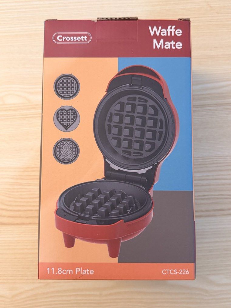 Crossett Waffle Mate CTCS-226 | Waffle Maker (Category: Other Kitchen Appliances) located in Taguig. Submitted by flrncd (Listing ID 1438157720, Image 1). Description: Selling this brand new waffle maker as I already have a bigger waffle maker at home, so this unit has never been opened or used. Selling for P1,300 Original price: P1,995 from True Value Details: * Brand new, never opened/never used * Comes with original box * Compact waffle maker 