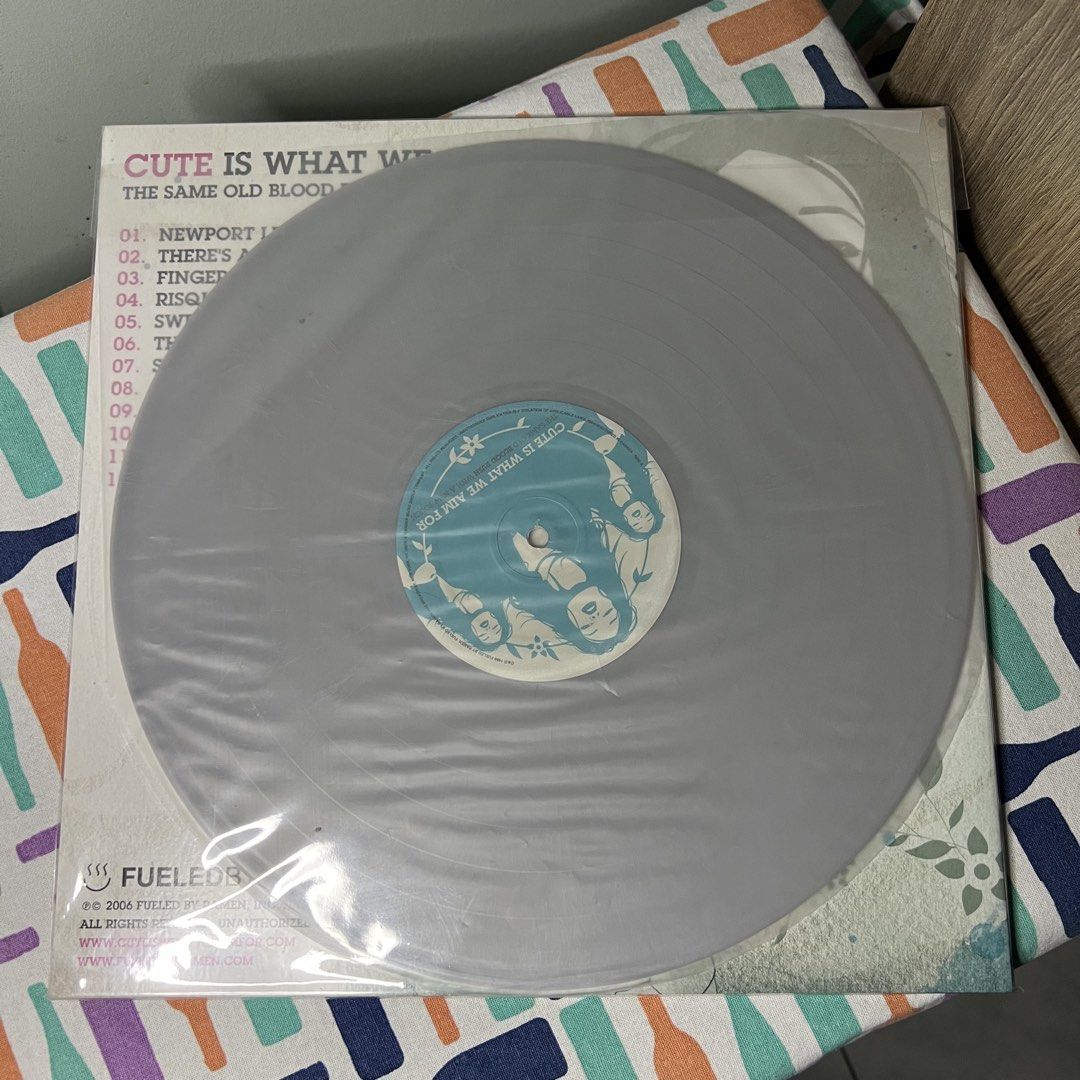 Cute Is What We Aim For - The Same Old Blood Rush (Category: Vinyls) located in Dumaguete. Submitted by spin_drs2.0 (Listing ID 1438182576, Image 2). Description: Silver LP Selling from my personal collection; records are loved and cared for from day 1. Records come with new inner and outer sleeves. Shipping from Dumaguete City with fees shouldered by the buyer Courier: LBC only (~PHP400).