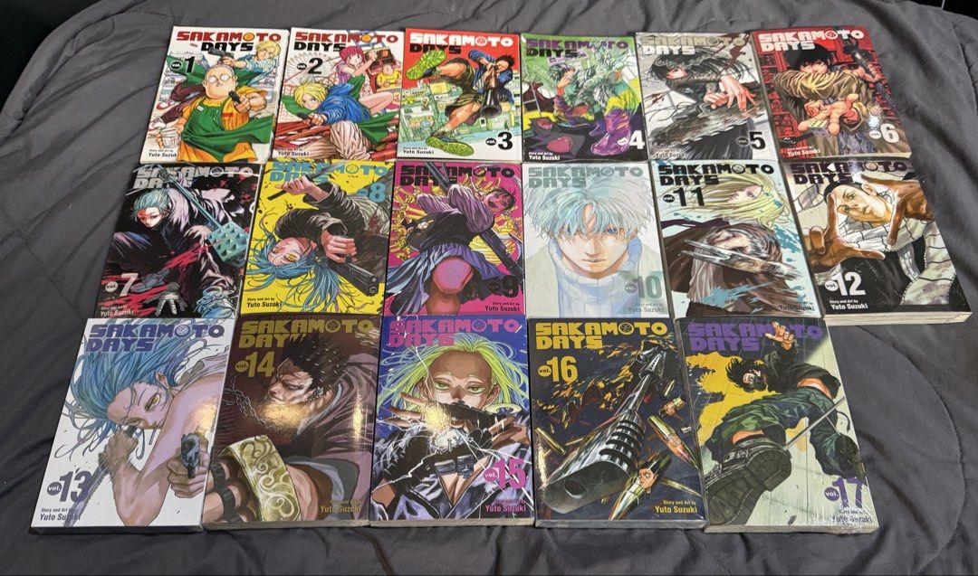 Dandadan and Sakamoto Days Manga (Category: Comics & Manga) located in Pasig City. Submitted by bridge.coffee (Listing ID 1438170618, Image 2). Description: Manga Decluttering Kept in a shelf and are all in great condition. Mostly read once only. Message for more pictures / condition checks, some volumes are still sealed. RFS: Downsizing changing collection to different titles. Selling only as a set / title bundle only! (EN) Sakamoto Days - Vol 1