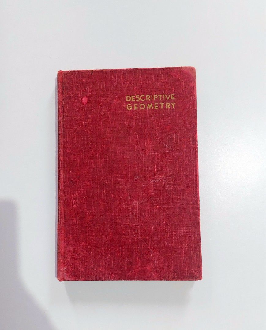 Descriptive Geometry by Earle Watts & John Rule (Category: Textbooks) located in Tanauan. Submitted by solanathriftph (Listing ID 1438112625, Image 1). Description: 📚 major bookshelf clean out / clearance sale ~ — well used — RFS: decluttering my bookshelves and switching to digital books — MOP: Gcash | fast shipping *feel free to send a message if you wish to negotiate the price :).