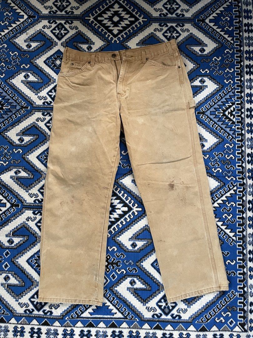 Dickies Carpenter Pants (Category: Jeans) located in Marikina City. Submitted by _angelo (Listing ID 1438179059, Image 1). Description: Dickies Carpenter Pants 36 waist 39 length 9 op very crisp & distressed look 898 php san mateo.