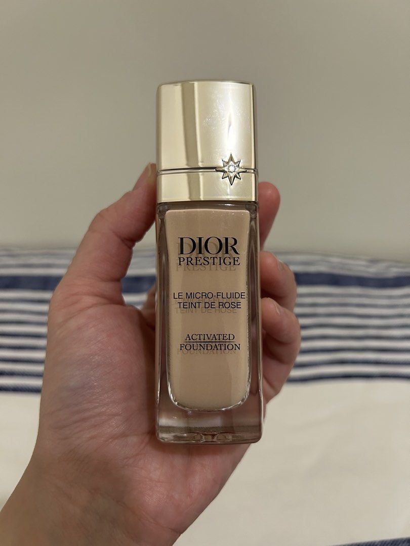 Dior Prestige Le Micro-Fluide Teint De Rose 1N (Category: Makeup) located in Mandaluyong City. Submitted by rfsneedfunds (Listing ID 1438280170, Image 2). Description: - Dior Prestige Le Micro-Fluide Teint De Rose foundation - Shade: 1N - Size: 30 ml / 1 fl.oz - Micro-nutritive serum foundation - Made in France - SPF 30 PA+++ love love. unfortunately for someone with very sensitive skin i think the new formula (but im not sure if they changed the