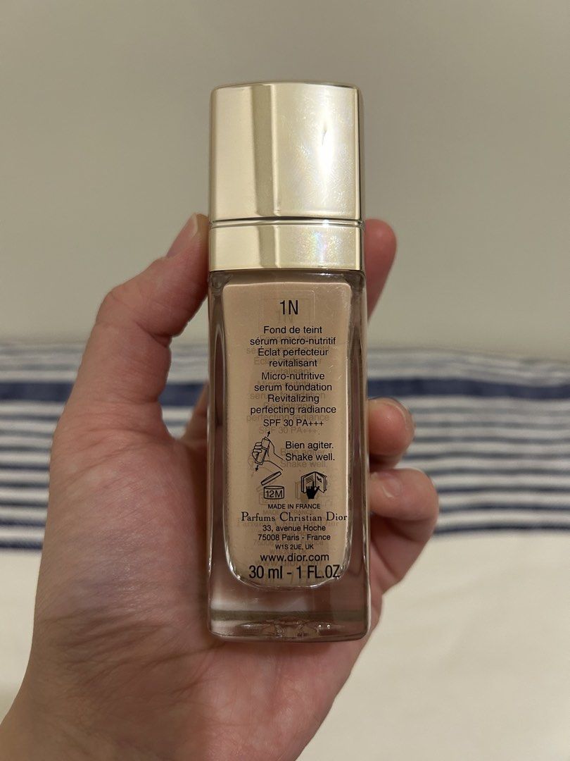 Dior Prestige Le Micro-Fluide Teint De Rose 1N (Category: Makeup) located in Mandaluyong City. Submitted by rfsneedfunds (Listing ID 1438280170, Image 3). Description: - Dior Prestige Le Micro-Fluide Teint De Rose foundation - Shade: 1N - Size: 30 ml / 1 fl.oz - Micro-nutritive serum foundation - Made in France - SPF 30 PA+++ love love. unfortunately for someone with very sensitive skin i think the new formula (but im not sure if they changed the