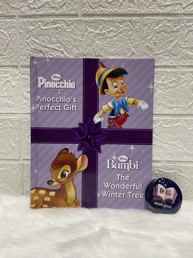 Disney Pinocchio & Bambi (Category: Children's Books) located in Caloocan City. Submitted by dmbooknook (Listing ID 1438141533, Image 1). Description: - Excellent used condition - Hard cover, large size - Colorful Illustrations 📌 𝘈𝘭𝘭 𝘪𝘵𝘦𝘮𝘴 𝘢𝘳𝘦 𝘤𝘳𝘰𝘴𝘴𝘱𝘰𝘴𝘵𝘦𝘥. 𝘍𝘪𝘳𝘴𝘵 𝘵𝘰 𝘱𝘢𝘺/𝘤𝘰𝘯𝘧𝘪𝘳𝘮 𝘨𝘦𝘵𝘴 𝘵𝘩𝘦 𝘣𝘰𝘰𝘬. 📌 𝘉𝘰𝘰𝘬𝘴 𝘢𝘳𝘦 𝘱𝘳𝘦-𝘭𝘰𝘷𝘦𝘥 𝘢𝘯𝘥 𝘮𝘢𝘺 𝘩𝘢𝘷𝘦 𝘧𝘭𝘢𝘸𝘴 𝘭𝘪𝘬𝘦 𝘵𝘦𝘢𝘳𝘴, 𝘤𝘳𝘦𝘢𝘴𝘦