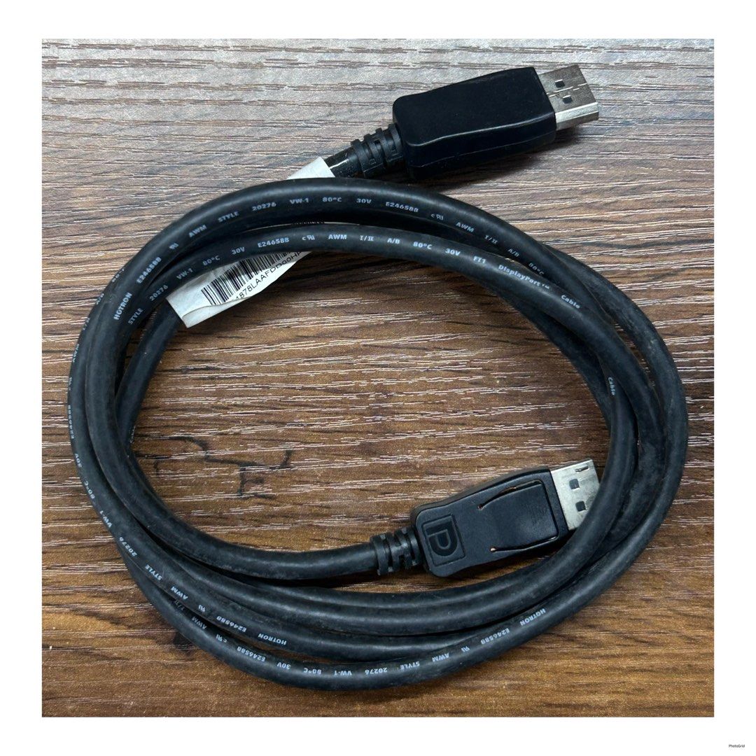 Display Port Cable (Category: Cables & Adaptors) located in Pasig City. Submitted by califinestcollectibles (Listing ID 1438193207, Image 3). Description: Display Port Cable EL#687 •2pcs New - 300 pesos each •3pcs Used - 200 pesos each Original/Authentic From USA Pick Up at One Oasis condominium ortigas extension pasig city Or Delivery via Lalamove,Jnt, LBC cod/cop JNT (payment first basis,gcash) THANKYOU.