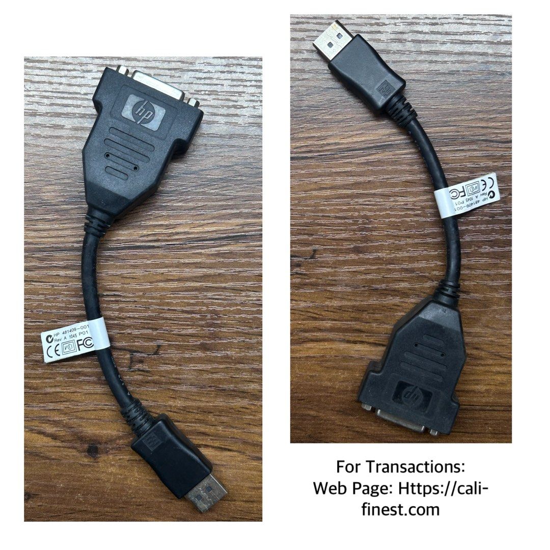 DVI to Display Port Cord (Category: Cables & Adaptors) located in Pasig City. Submitted by califinestcollectibles (Listing ID 1438210233, Image 1). Description: DVI to Display Port Cord EL#691 No Box Original/Authentic From USA Pick Up at One Oasis condominium ortigas extension pasig city Or Delivery via Lalamove,Jnt, LBC cod/cop JNT (payment first basis,gcash) THANKYOU.