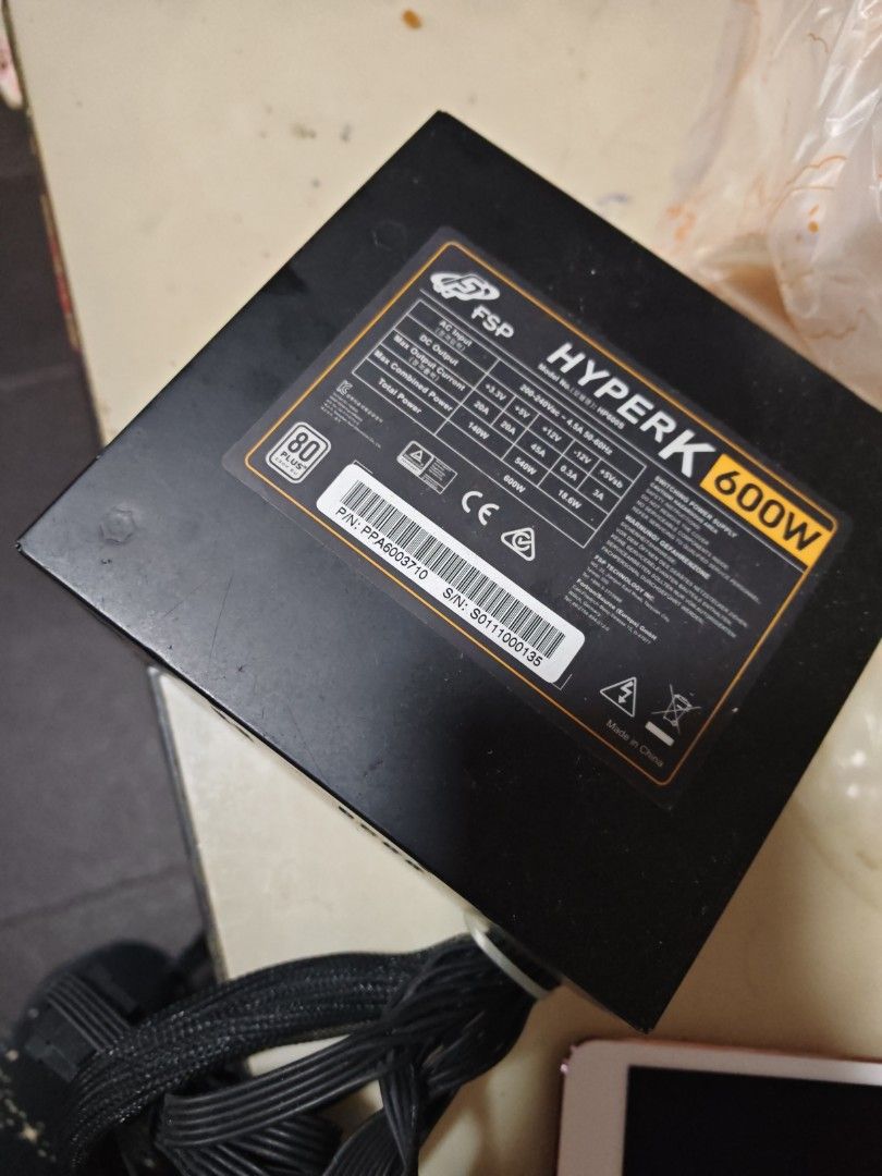 FSP Hyper K 600W Power Supply455675238259763200