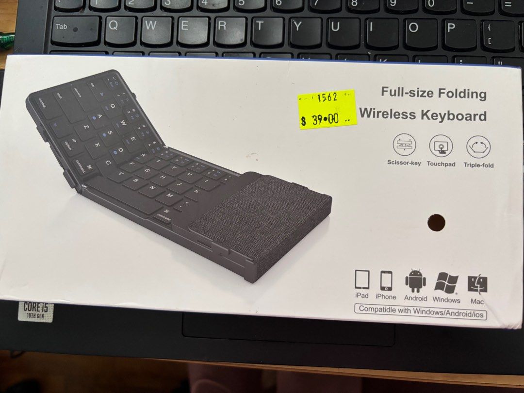 Full-size Folding Wireless Keyboard455996368224921600