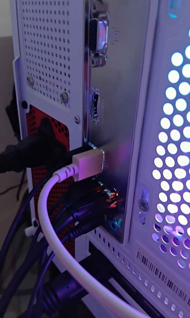 GAMING PC FOR SALE/SWAP RUSH (Category: Desktops) located in Caloocan City. Submitted by elpablit_o (Listing ID 1438302903, Image 2). Description: RUSH GAMING PC!!! RYZEN 5 3600XT B450M RX 580 4GB 16GB RAM DDR4 2667MHZ NVME M.2 SSD 990GB 128GB SSD (FOR OS) 500GB HDD (FOR FILES/GAMES) 21K PLUS 1K NALANG SA MONITOR (minor crack sa frame, doesn't affect performance at all) NOT INCLUDED PERIPHERALS LAS PIÑAS/PARAÑAQUE/PASAY AREA, WILLING TO SETUP PER