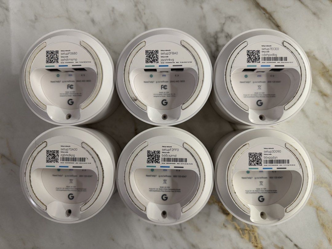 google wifi mesh system (6 units)457716968751124481