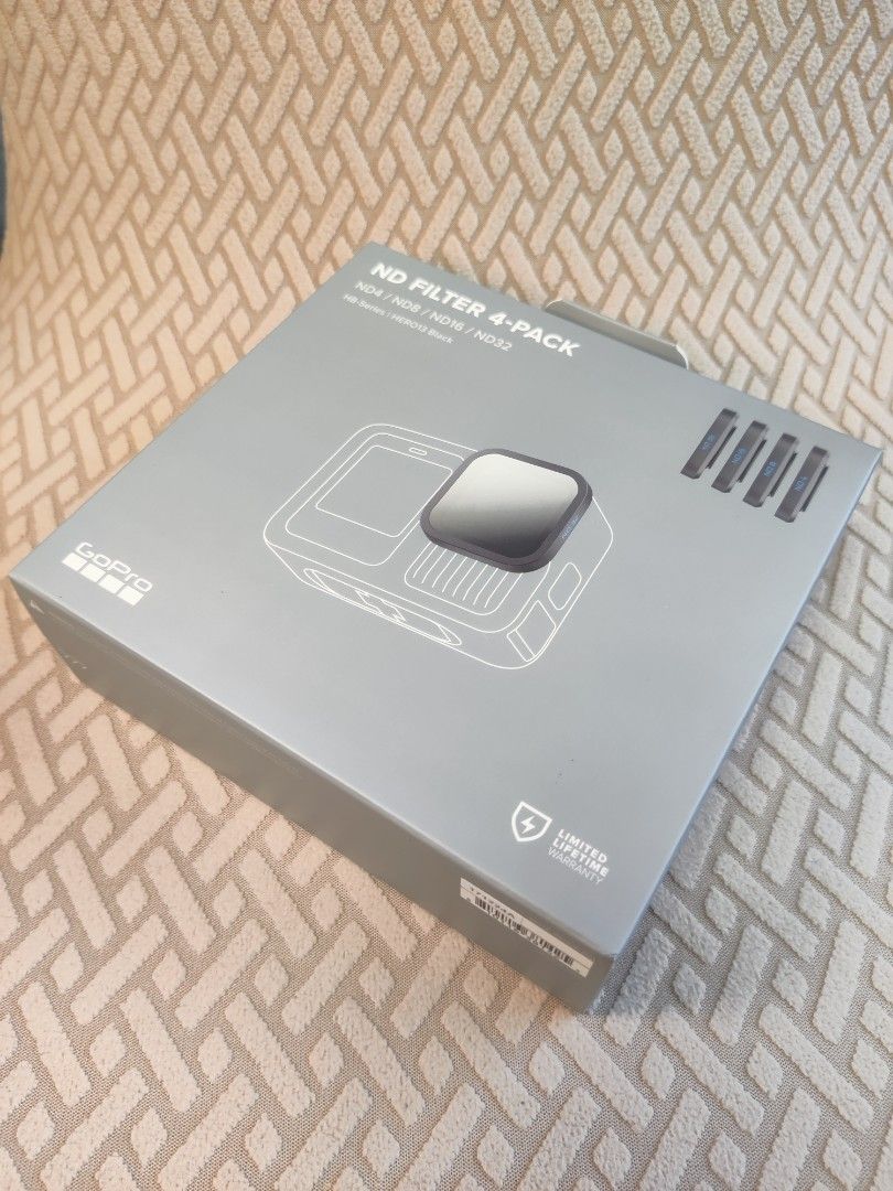 GoPro ND Filter 4-pack (Category: Camera Bags & Carriers) located in Paranaque City. Submitted by waldynazz (Listing ID 1438151248, Image 3). Description: For sale! Brand new/sealed! Original 💯 GoPro ND Filter 4-pack (ND4, ND8, ND16, ND32) Selling it for only 2,999 Pickup at my place Parañaque area PM for fast transaction.