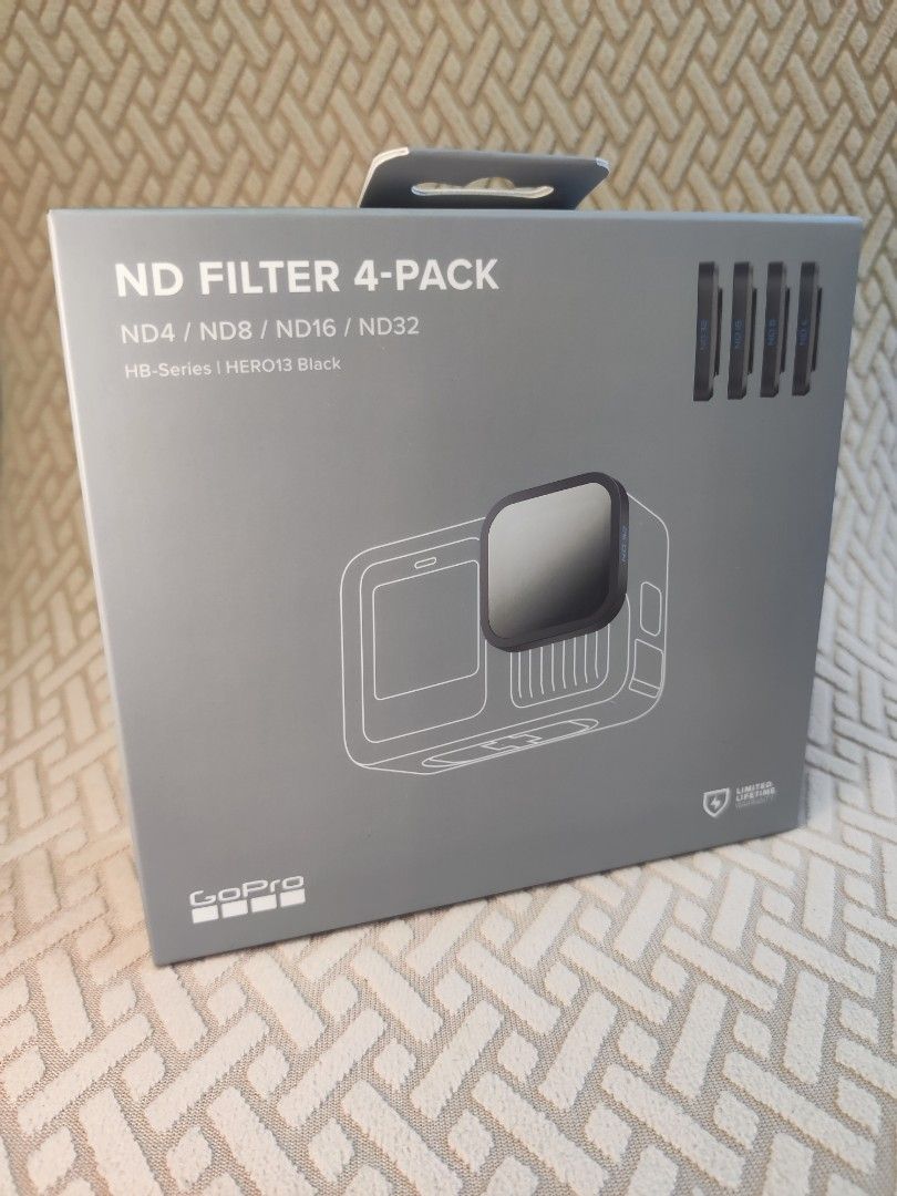 GoPro ND Filter 4-pack (Category: Camera Bags & Carriers) located in Paranaque City. Submitted by waldynazz (Listing ID 1438151248, Image 2). Description: For sale! Brand new/sealed! Original 💯 GoPro ND Filter 4-pack (ND4, ND8, ND16, ND32) Selling it for only 2,999 Pickup at my place Parañaque area PM for fast transaction.