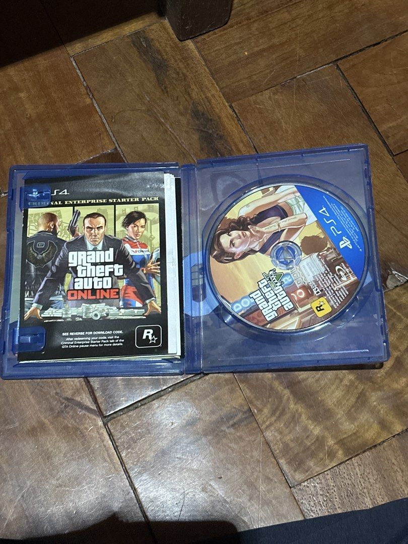 Grand Theft Auto Online PS4 Game (Category: PlayStation) located in Zamboanga. Submitted by ferrerkean9 (Listing ID 1438240638, Image 1). Description: - Grand Theft Auto Online for PS4 - Includes game disc - Includes Criminal Enterprise Starter Pack - Comes in original case.
