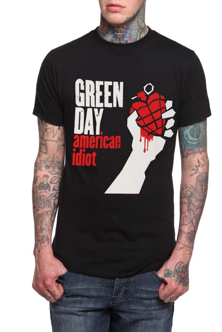 Greenday - 2010 American Idiot Shirt (Category: Tshirts & Polo Shirts ) located in Batangas. Submitted by wornwear.ph (Listing ID 1438280431, Image 1). Description: Greenday - 2010 American Idiot Shirt Under licensed to Bravado Large Width 23 inches Length 29” Excellent condition 680 only! .
