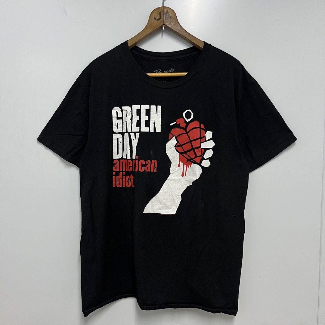 Greenday - 2010 American Idiot Shirt (Category: Tshirts & Polo Shirts ) located in Batangas. Submitted by wornwear.ph (Listing ID 1438280431, Image 2). Description: Greenday - 2010 American Idiot Shirt Under licensed to Bravado Large Width 23 inches Length 29” Excellent condition 680 only! .